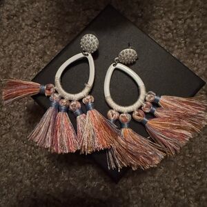 Elegant Multicolor Tassel Earrings